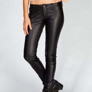Celebrity Pink Faux Leather Skinny Jean